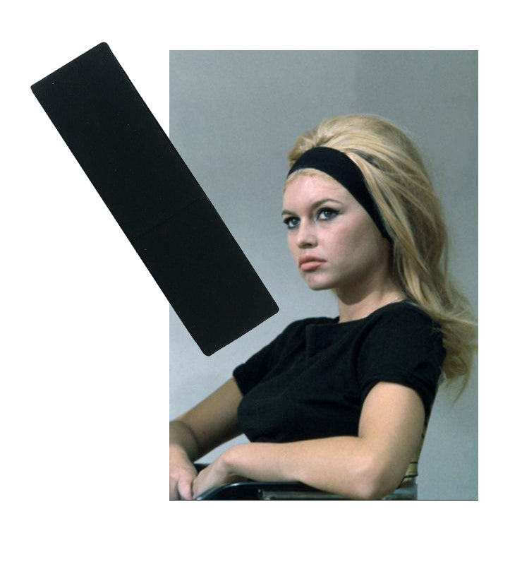 BRIGITTE COTTON HEADBAND | BLACK