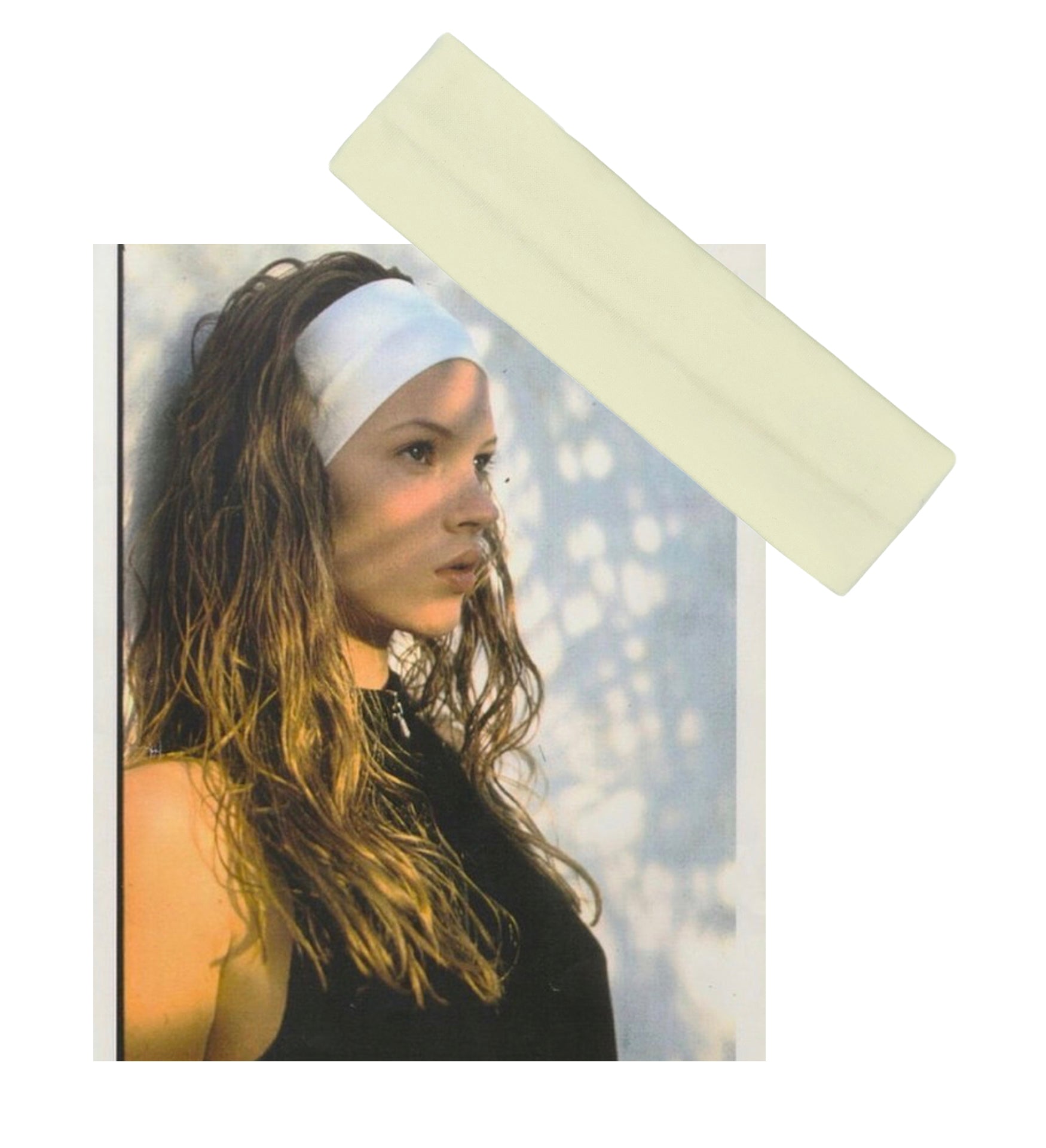BRIGITTE COTTON HEADBAND | ECRU