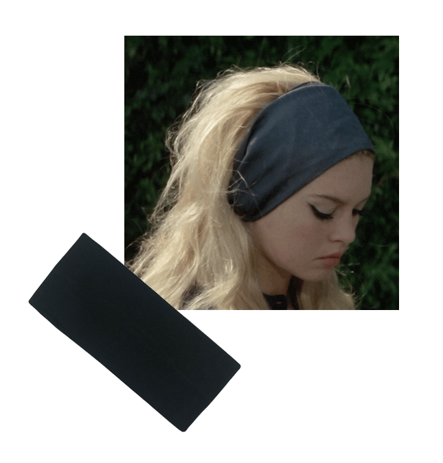 KATE COTTON HEADBAND | BLACK