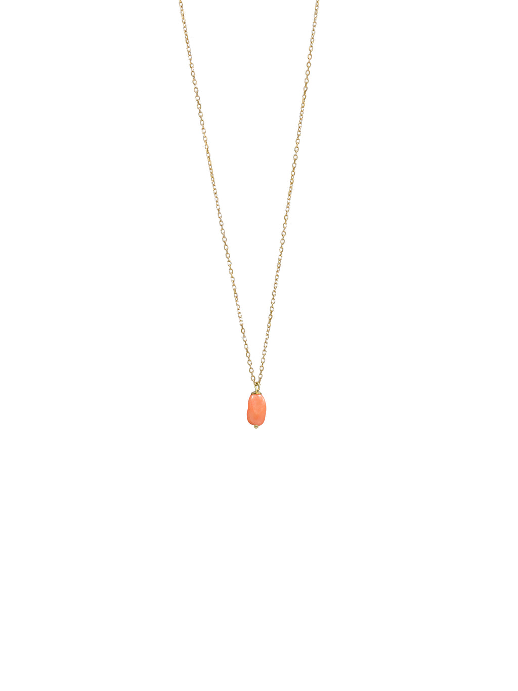 ORANGE CORAL NECKLACE