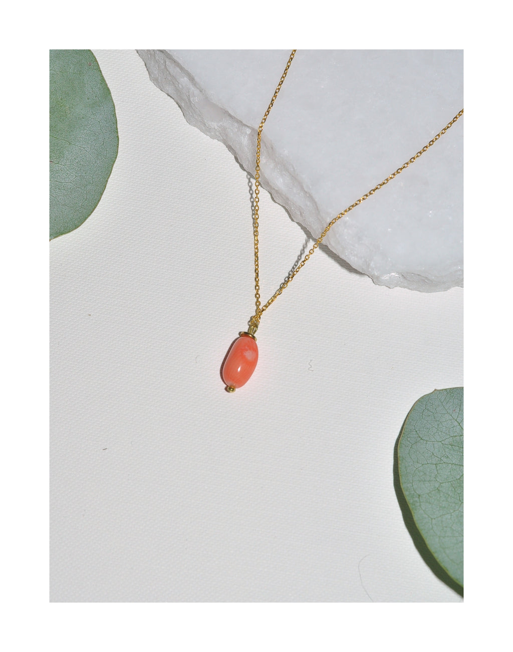 ORANGE CORAL NECKLACE