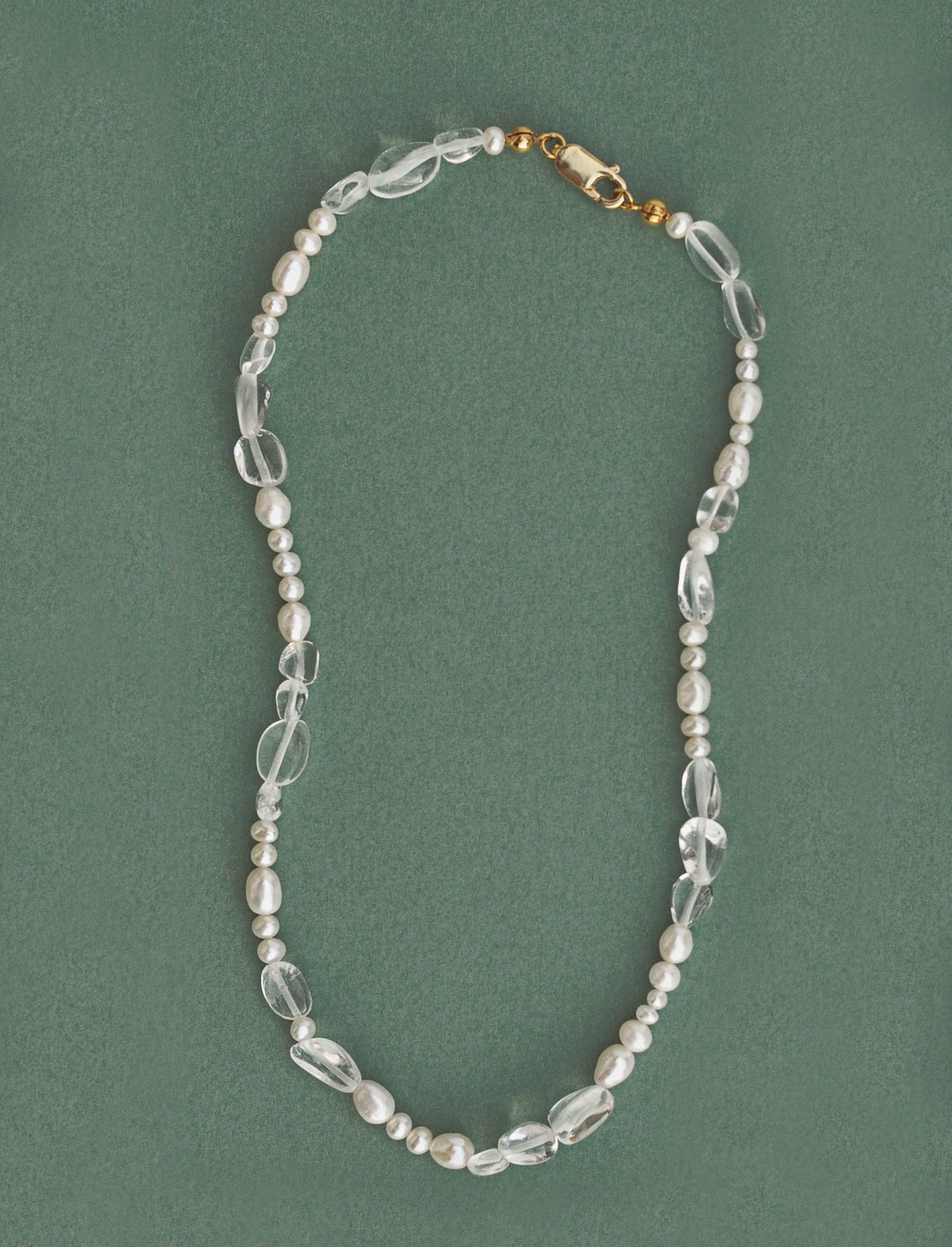 CRYSTAL & PEARLS CHOKER