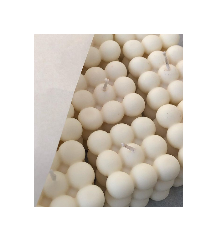 BUBBLE CAKE & CUBE / SOY WAX CANDLE