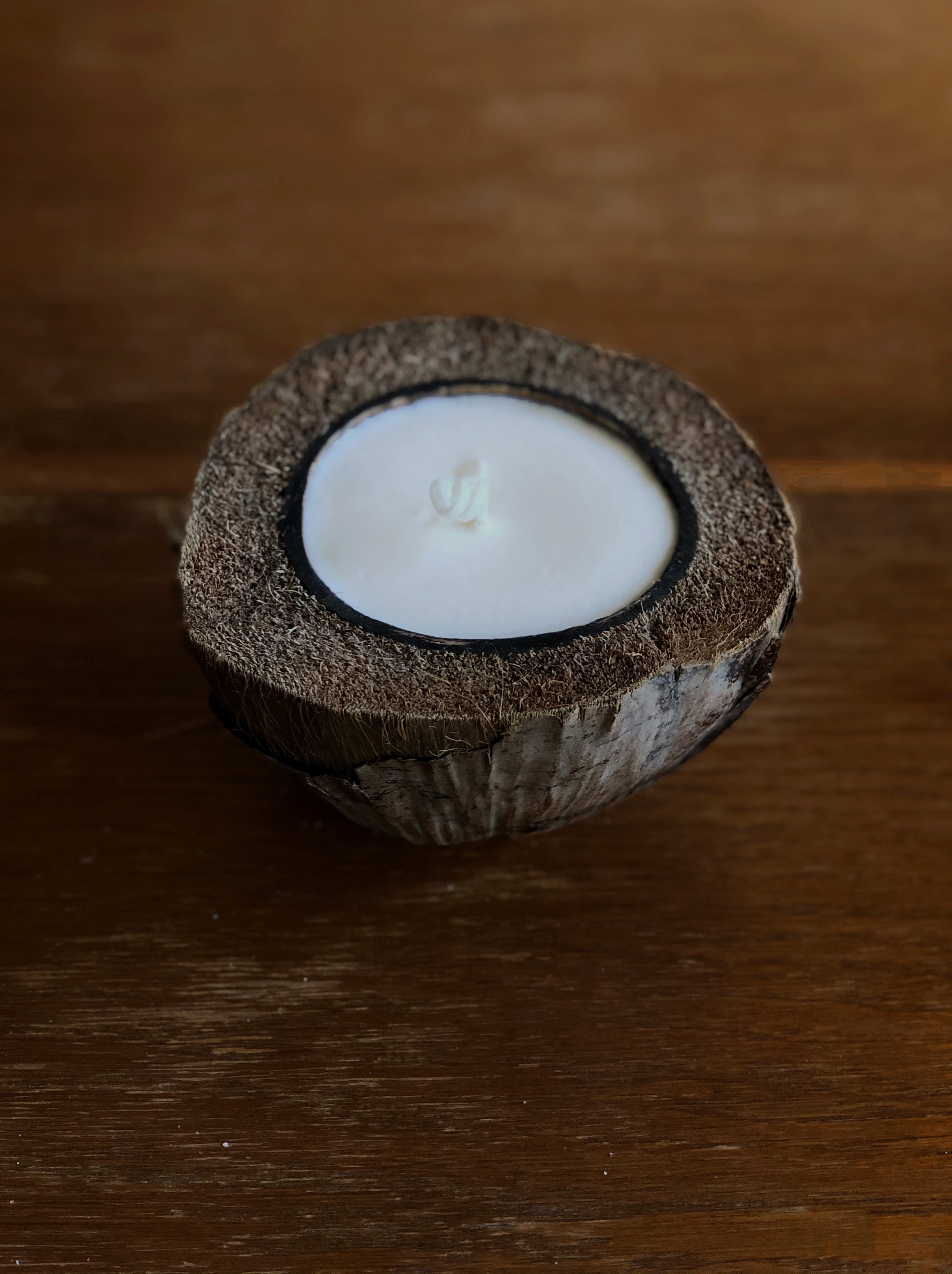 COCONUT SHELL SOY WAX CANDLE