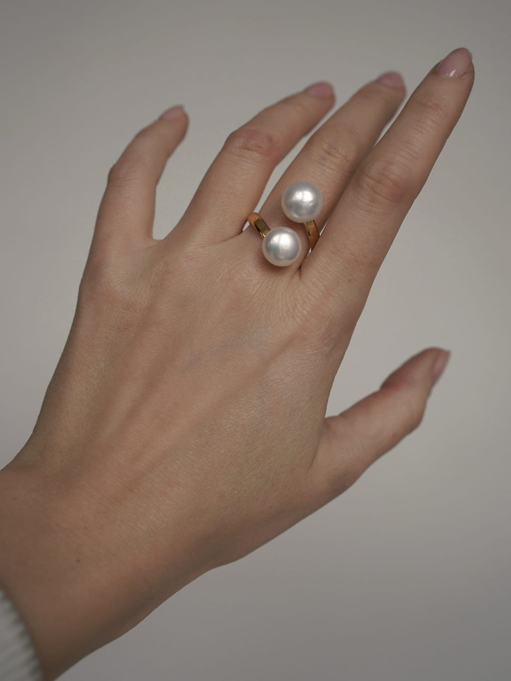DOUBLE PEARL RING