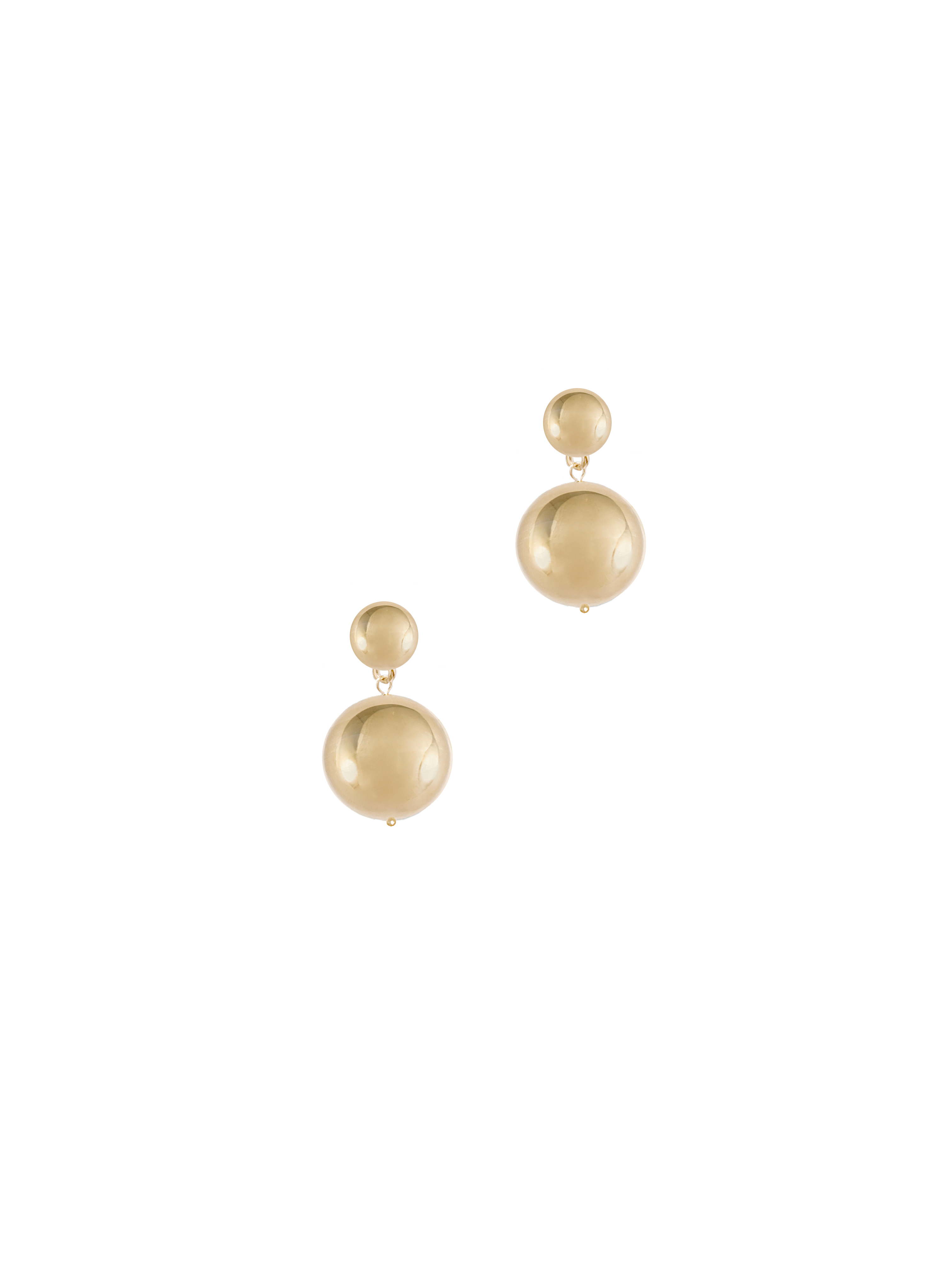 KOLCZYKI BALL DROP GOLD