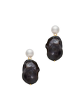 KOLCZYKI PERŁOWE MIRELLA BLACK PEARL