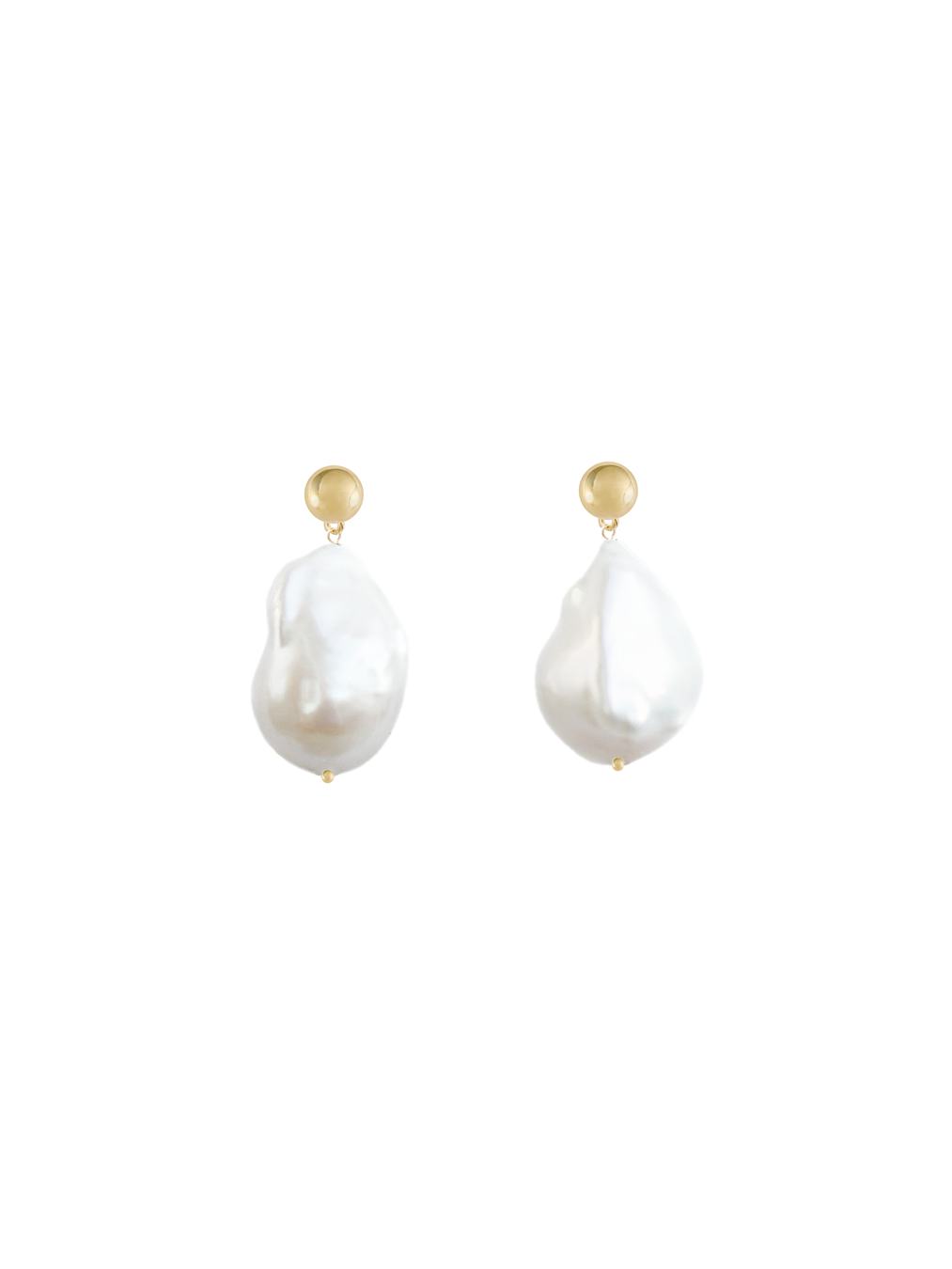 KOLCZYKI PERŁOWE SUE / IRREGULAR PEARLS