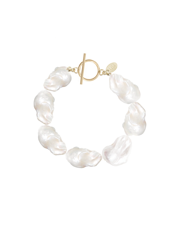 BRANSOLETKA PERŁOWA LUCY BAROQUE PEARL