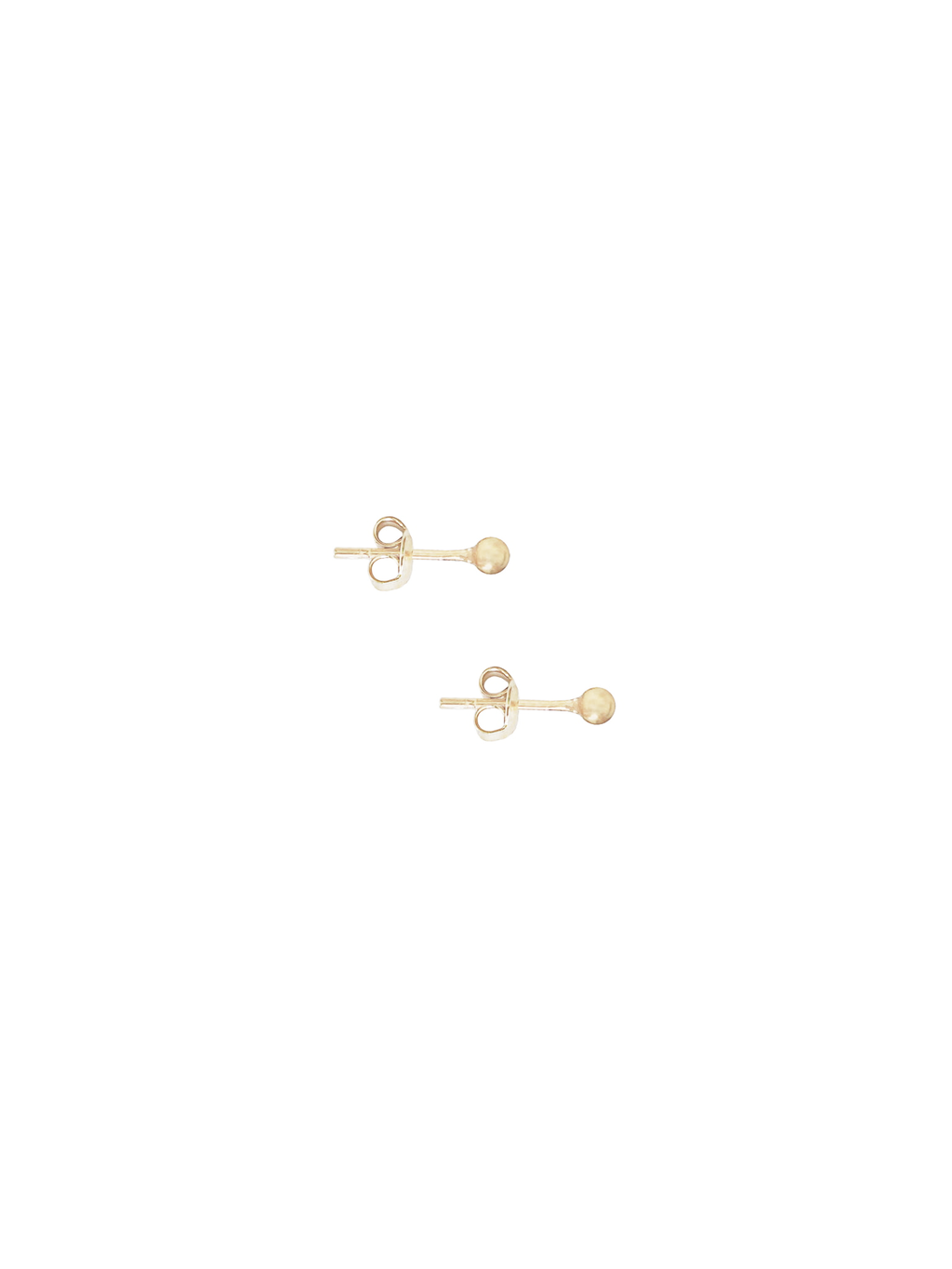 TINY DOTS EARRINGS GOLD 585