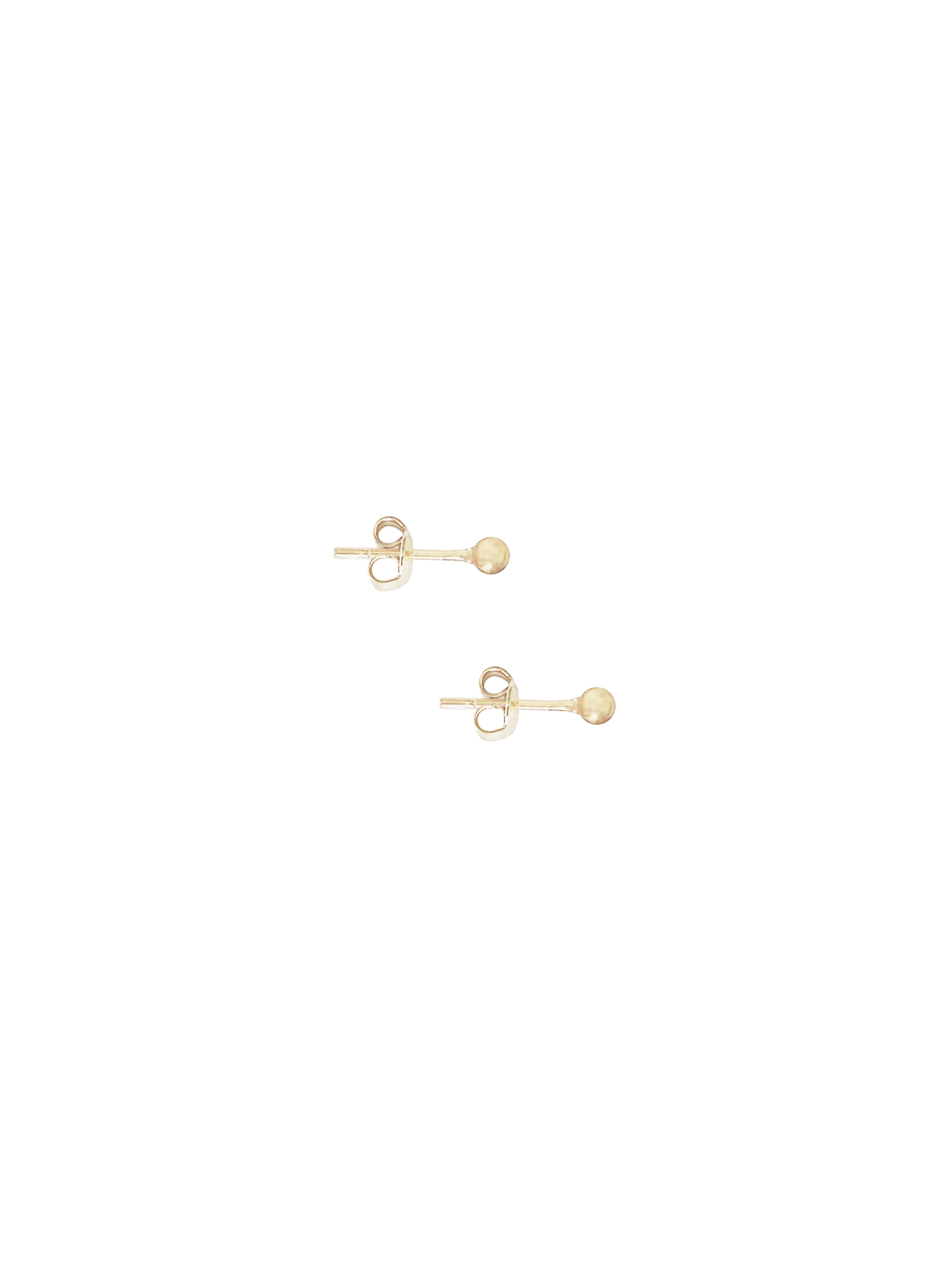 TINY DOTS EARRINGS GOLD 585