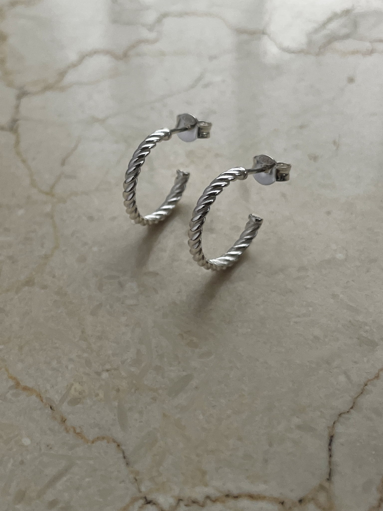 KOLCZYKI LIJA ROPE HOOPS