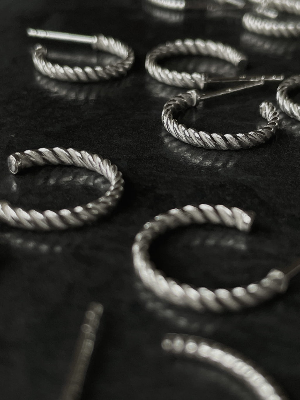 KOLCZYKI LIJA ROPE HOOPS
