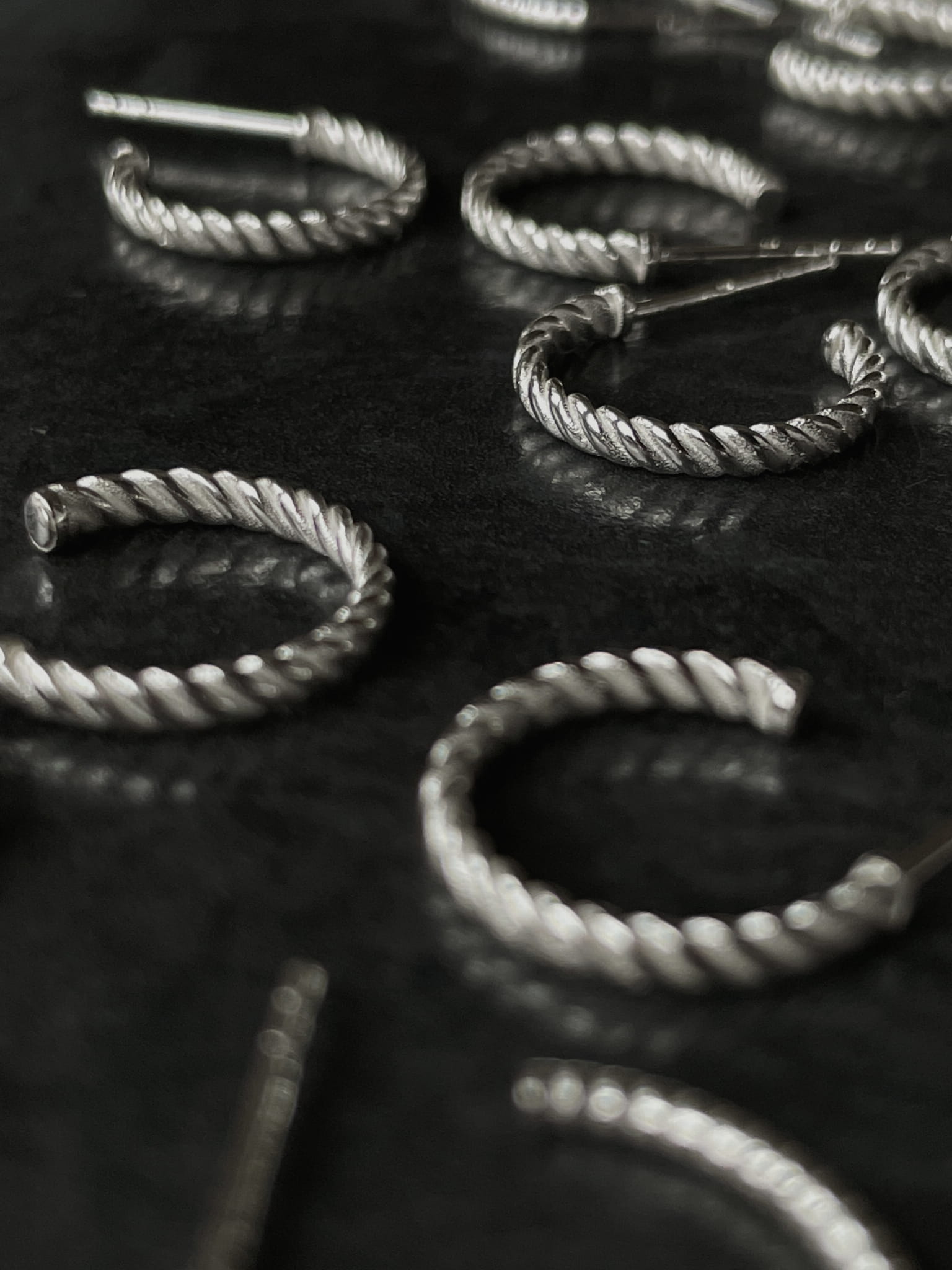 KOLCZYKI LIJA ROPE HOOPS