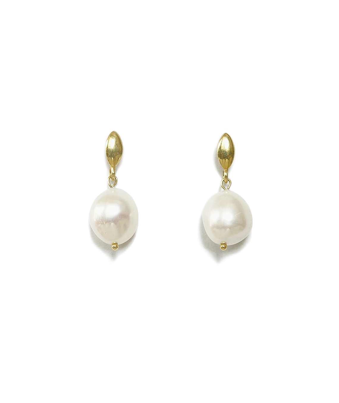 KOLCZYKI PERŁOWE SOFIA - IRREGULAR PEARLS