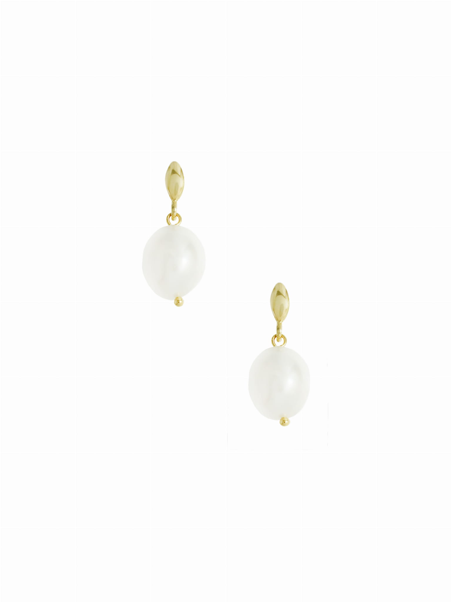 KOLCZYKI PERŁOWE SOFIA - IRREGULAR PEARLS