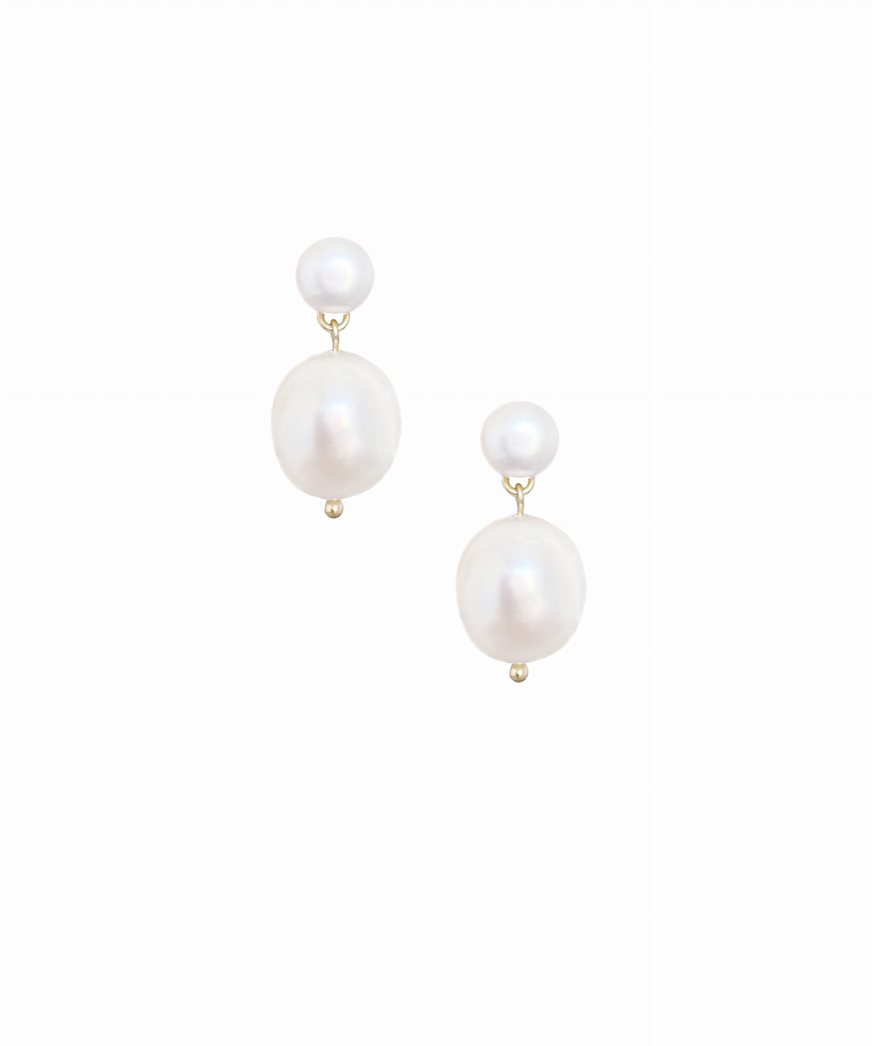 KOLCZYKI PERŁOWE HARRIET DOUBLE PEARL
