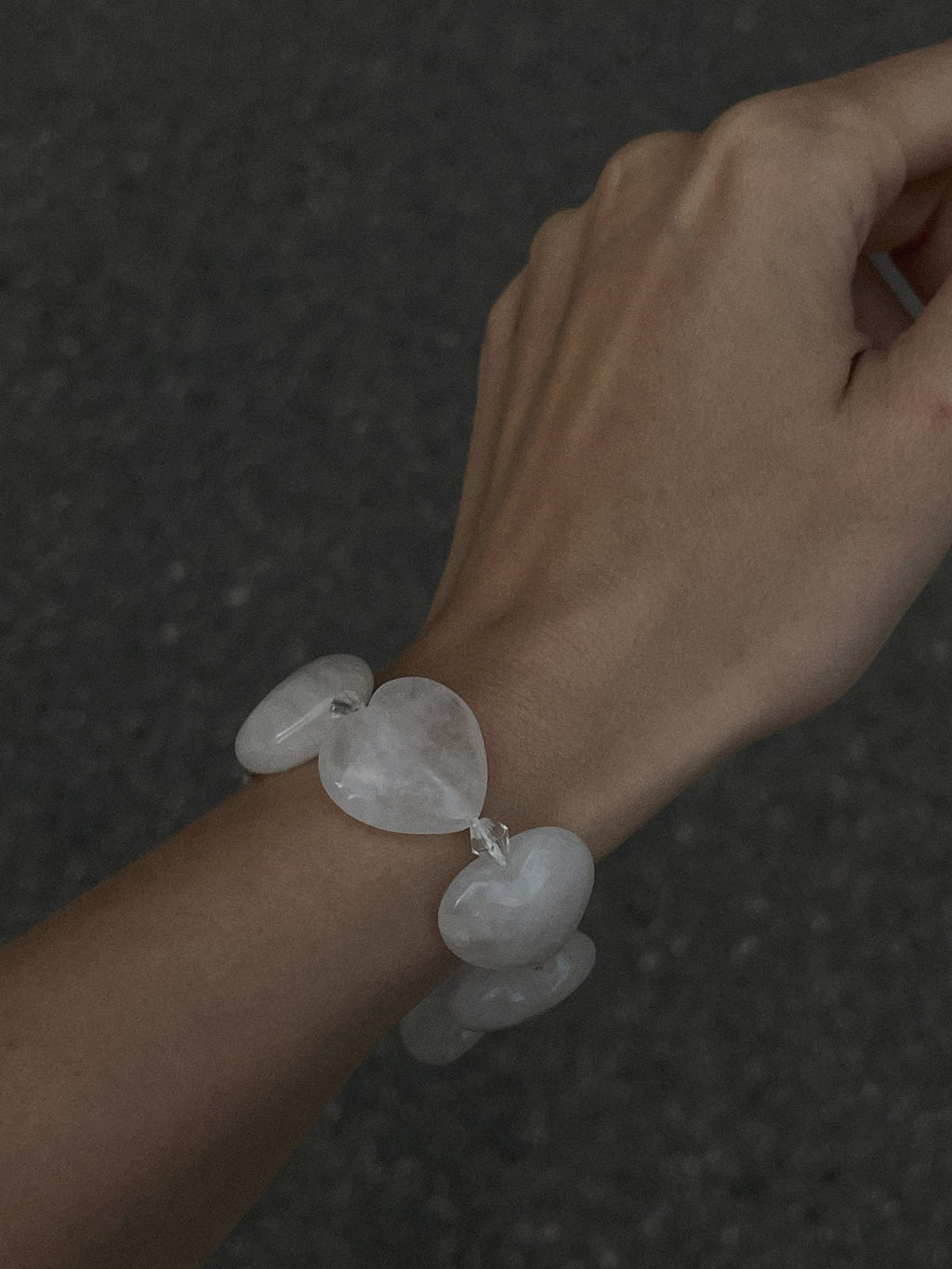 BRANSOLETKA HEART CRYSTAL