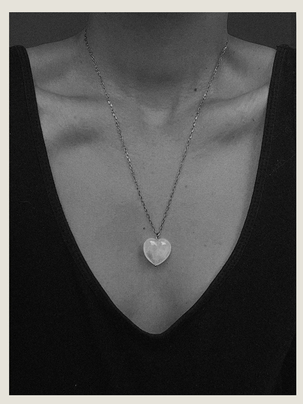 CRYSTAL HEART NECKLACE