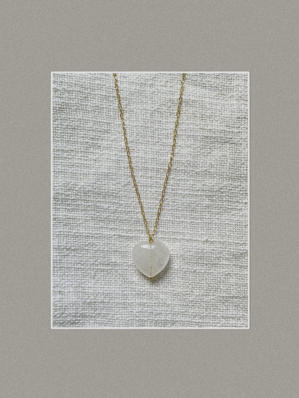 CRYSTAL HEART NECKLACE
