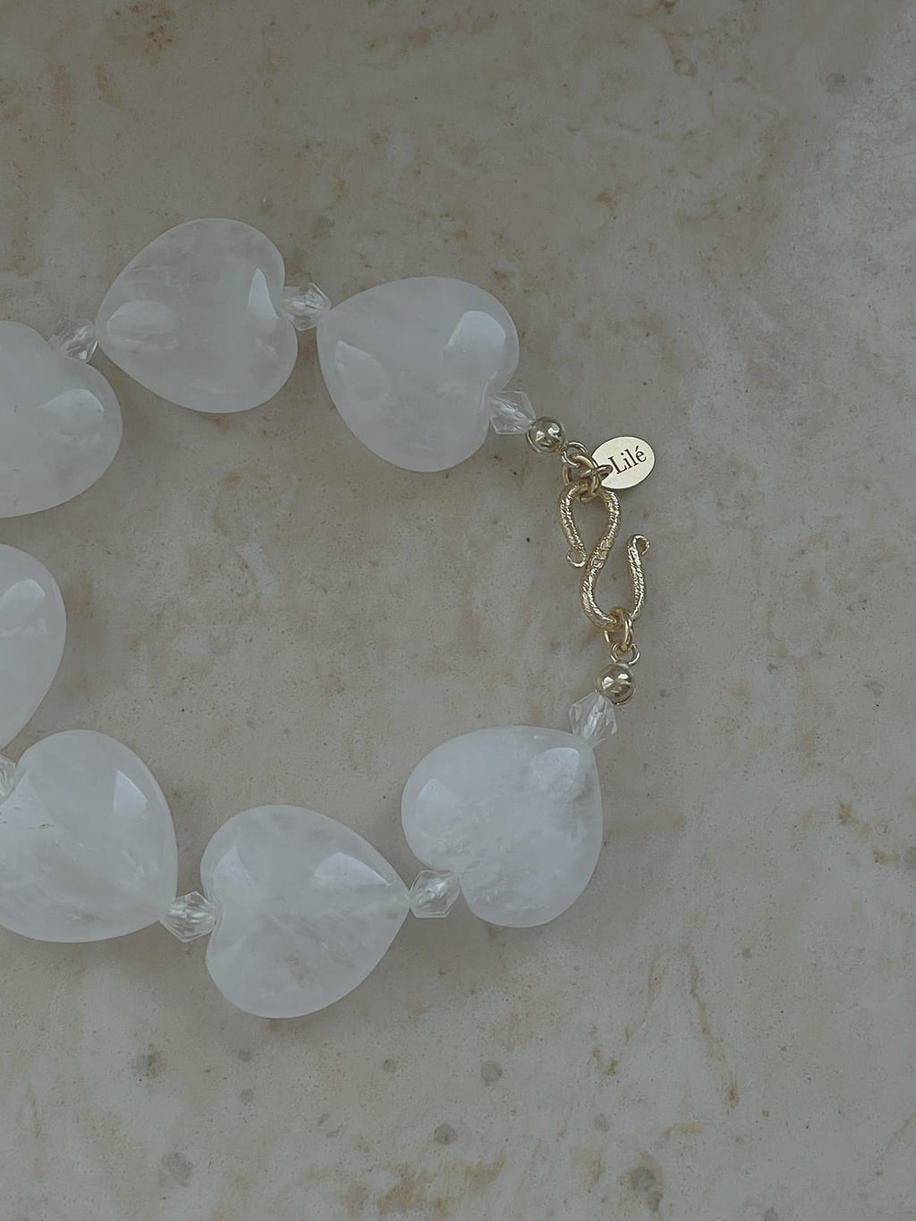BRANSOLETKA HEART CRYSTAL