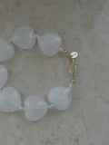 BRANSOLETKA HEART CRYSTAL