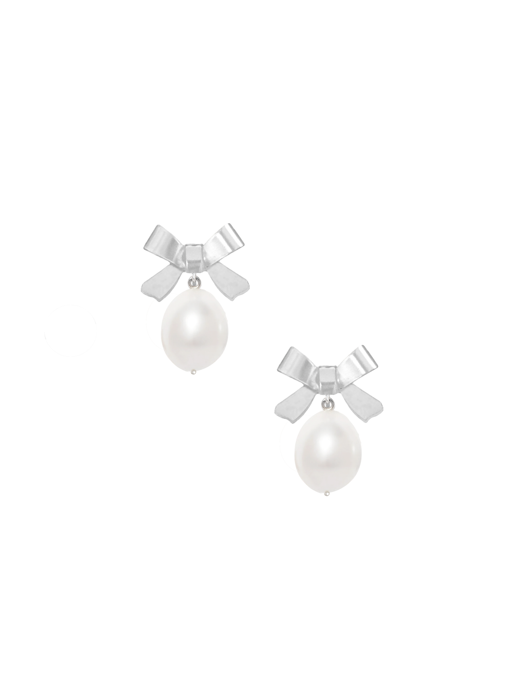 KOLCZYKI PERŁOWE BOW PEARL