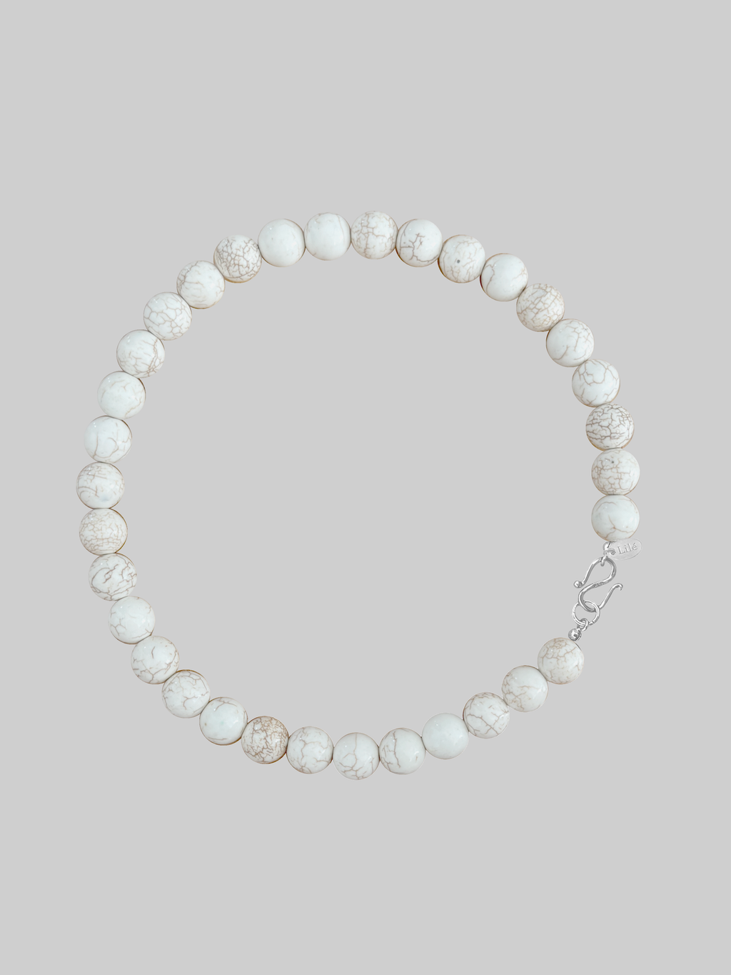 HOWLITE COLLAR CHOKER NECKLACE