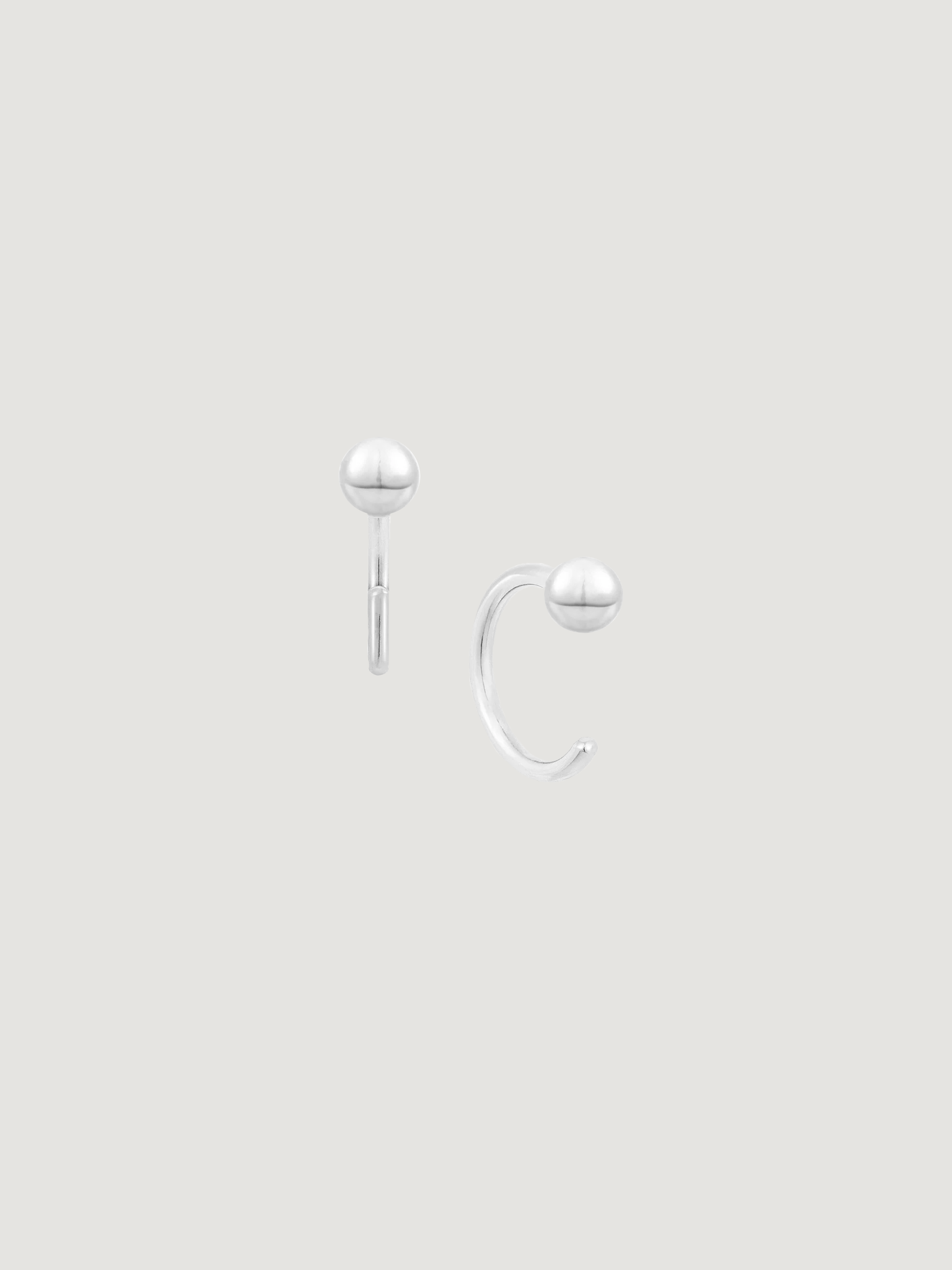KOLCZYKI HUGGIES HOOPS M