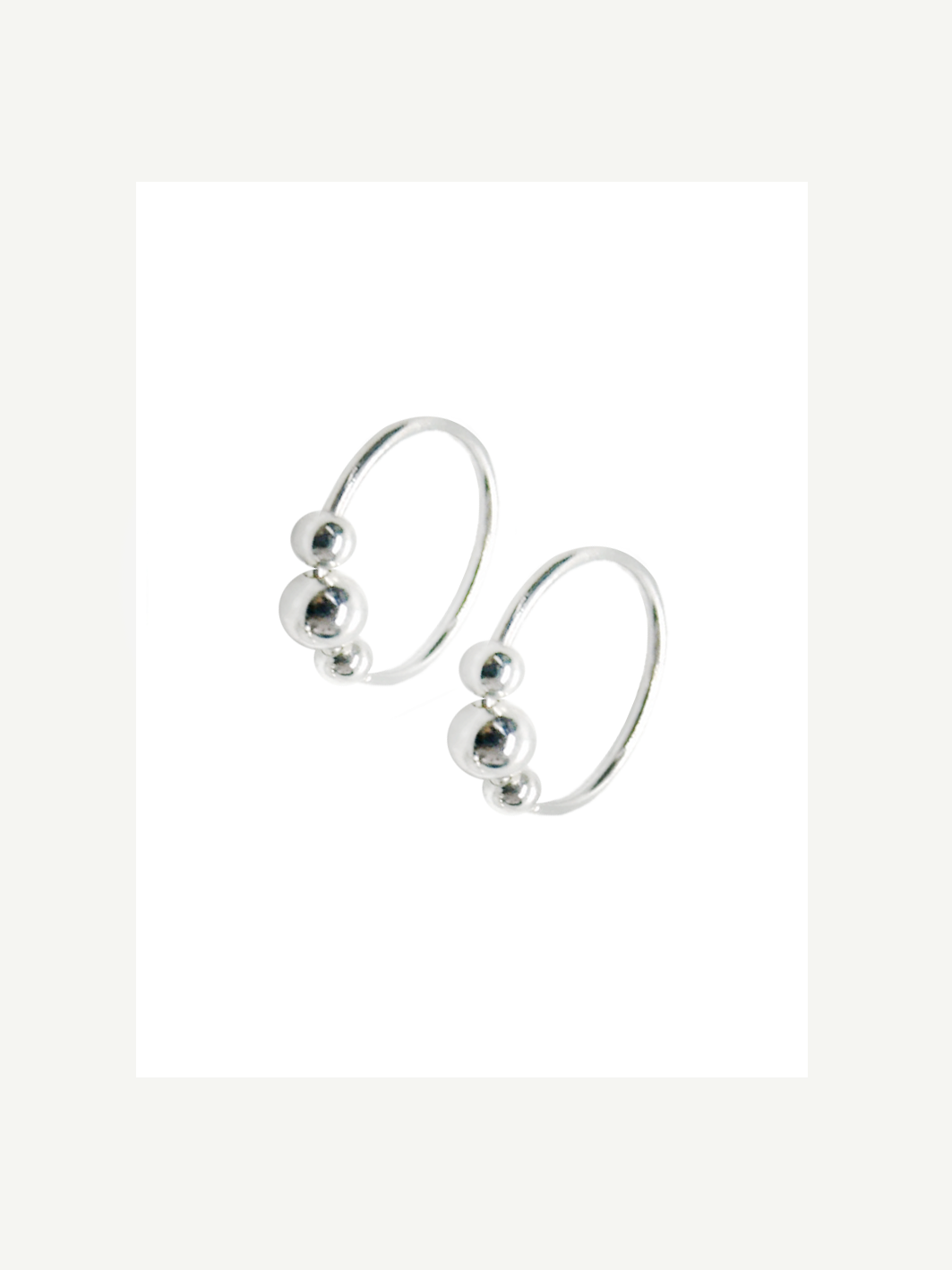 KOLCZYKI CELESTINA HOOPS