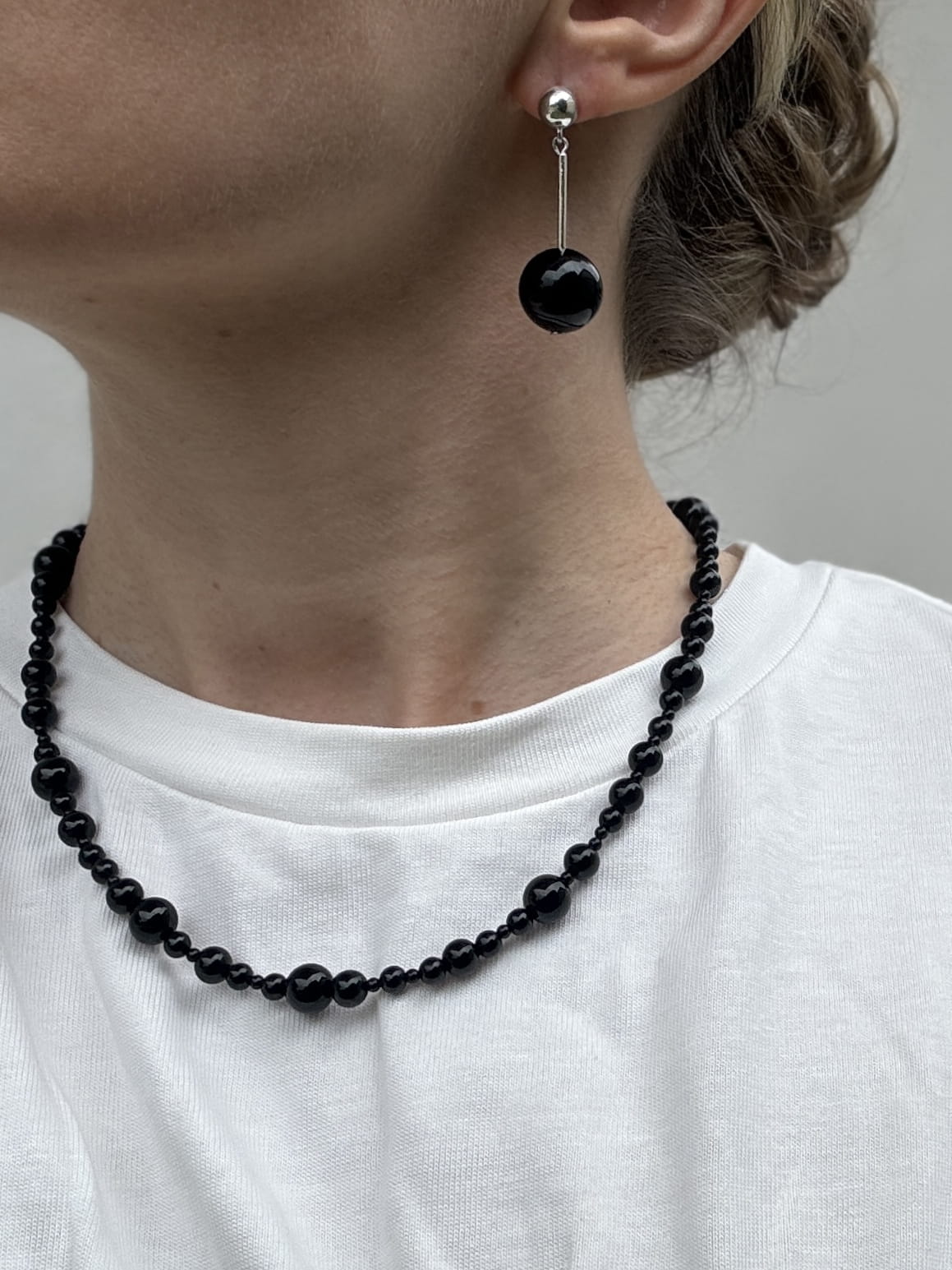 KOLCZYKI KALA ONYX
