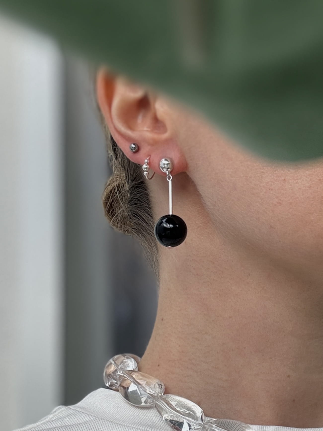 KOLCZYKI KALA ONYX