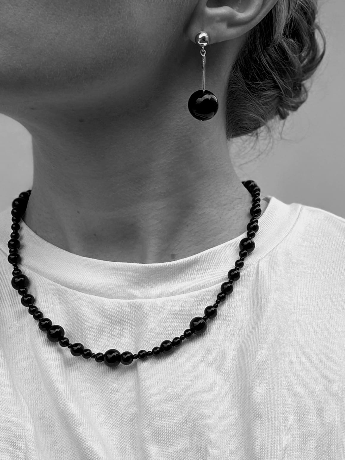 KOLCZYKI KALA ONYX