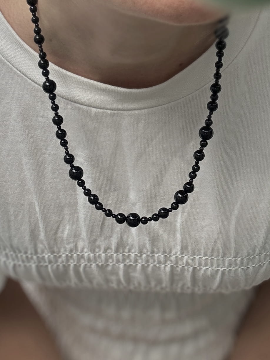 NASZYJNIK LUSIE ONYX BALL