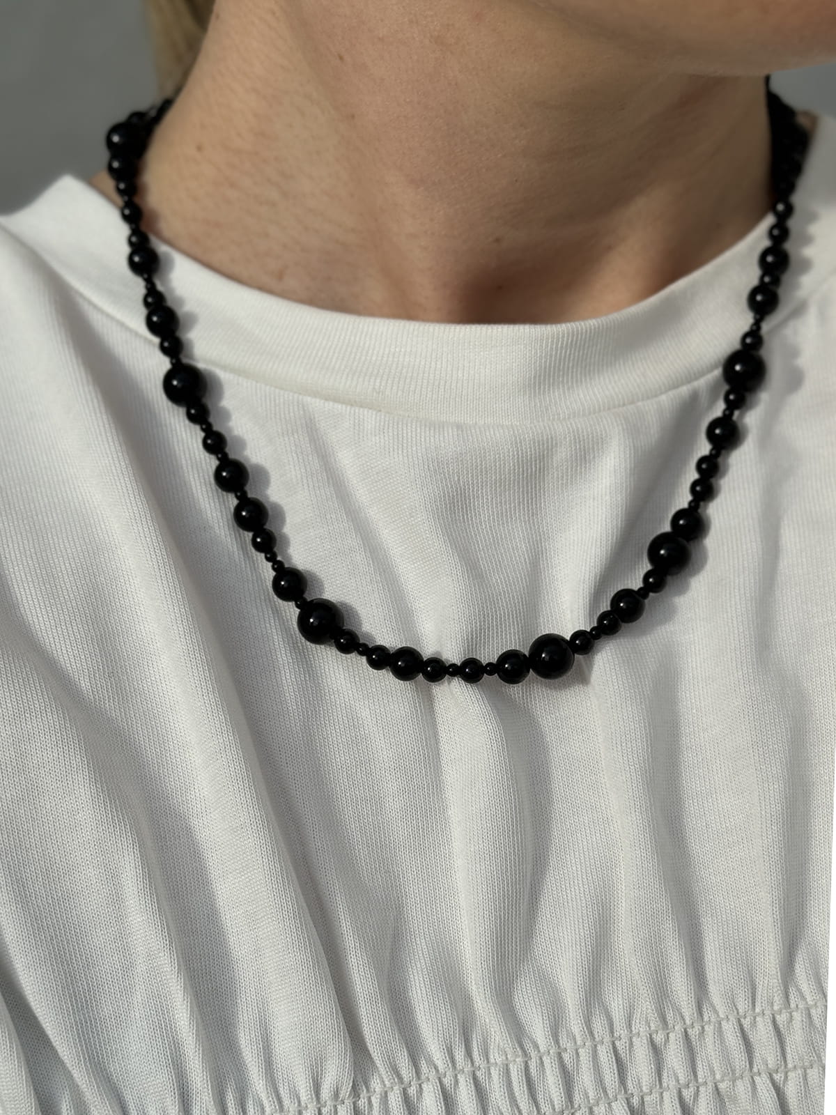 NASZYJNIK LUSIE ONYX BALL