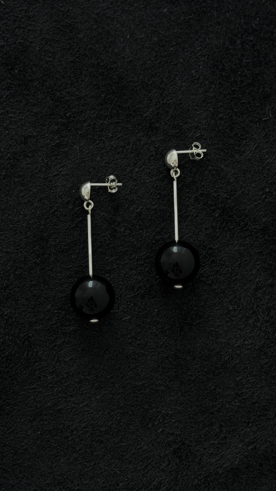 KOLCZYKI KALA ONYX