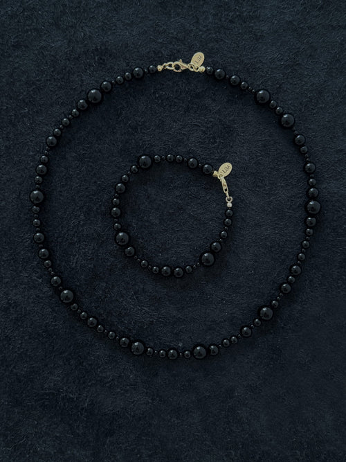 LUSIE ONYX BALL BRACELET