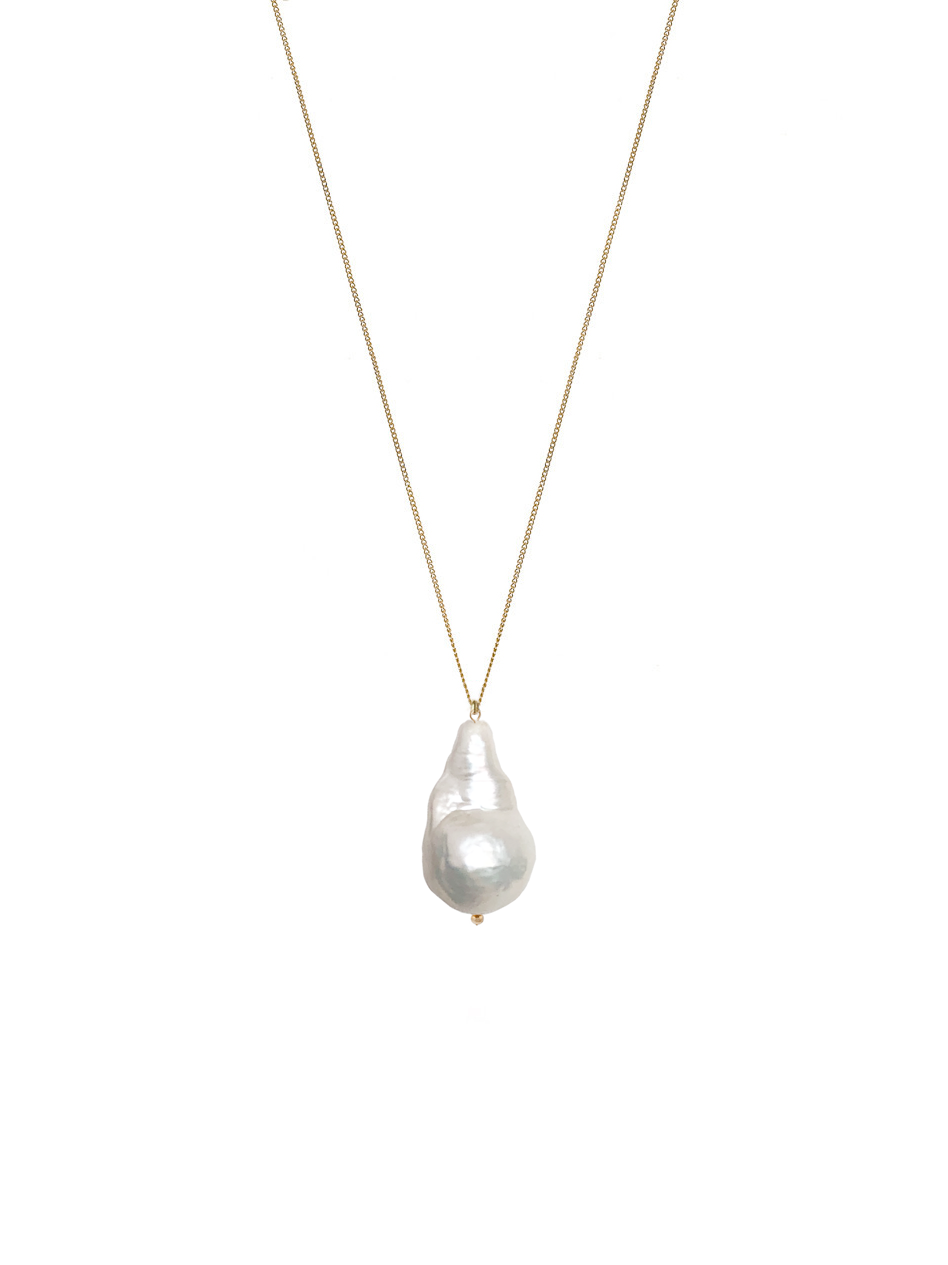 NASZYJNIK PERŁOWY BAROQUE PEARL
