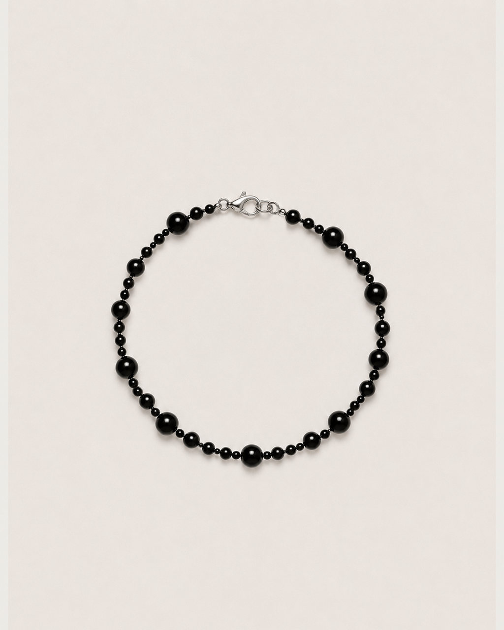 LUSIE ONYX BALL BRACELET