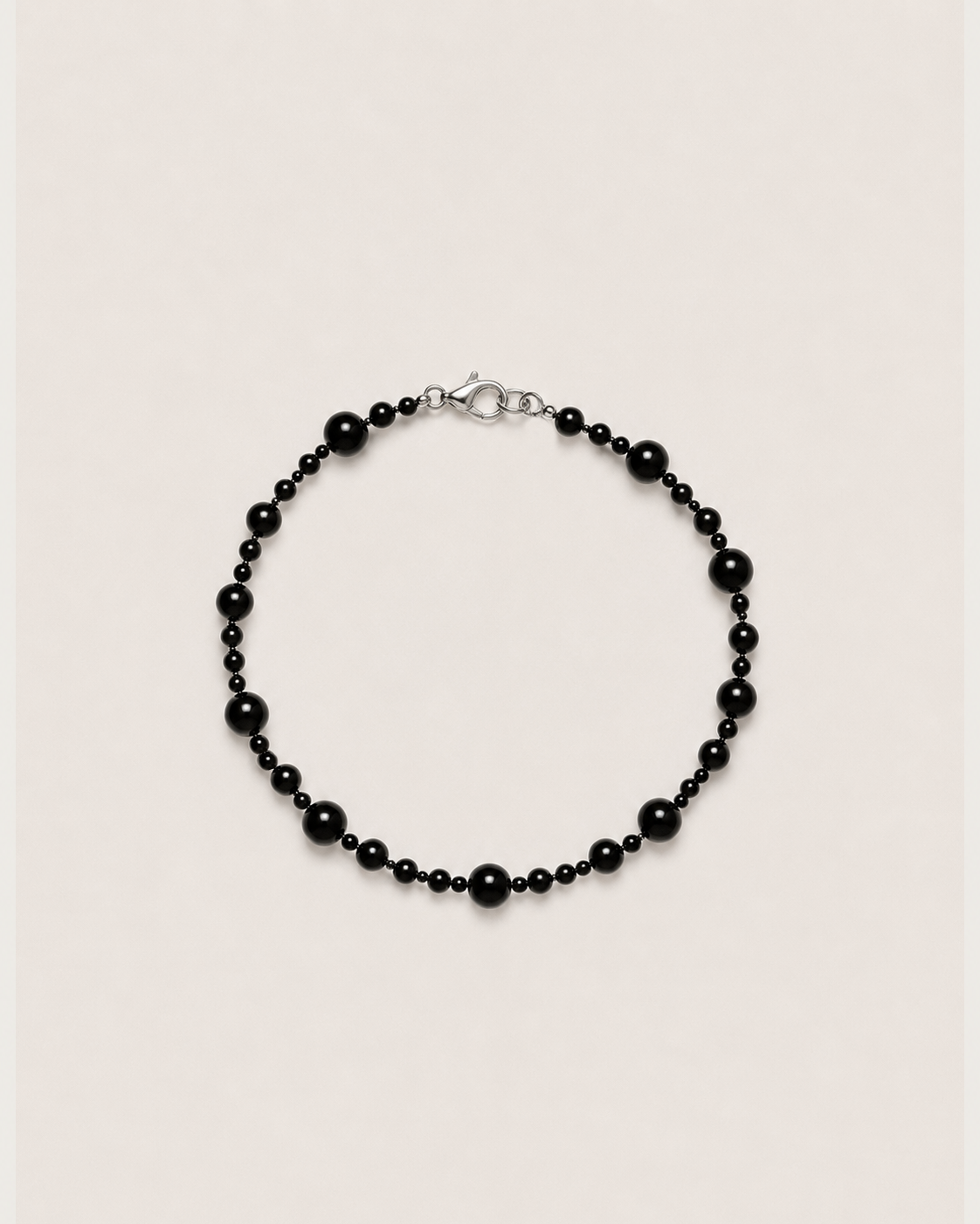 LUSIE ONYX BALL BRACELET