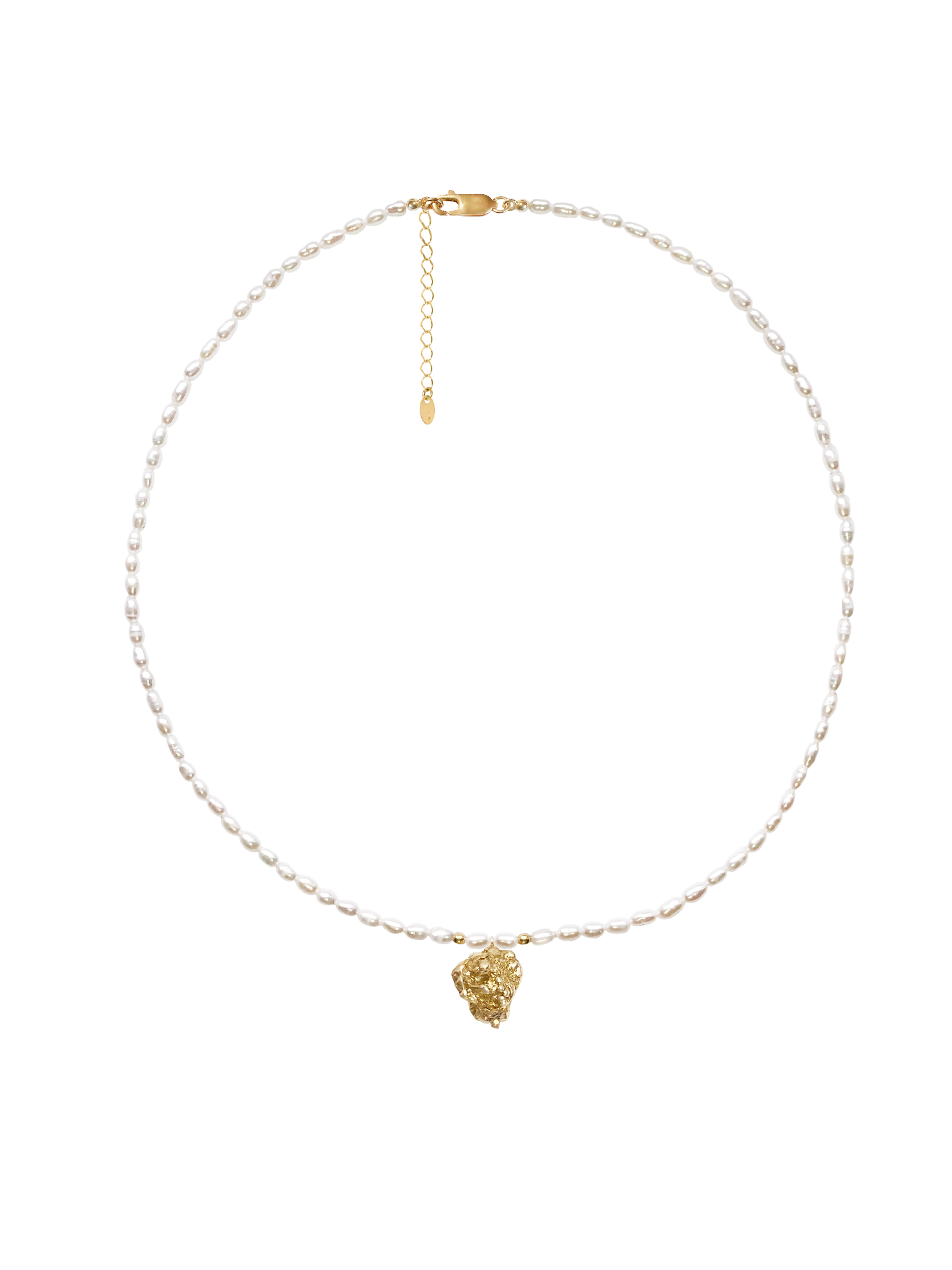 NASZYJNIK PERŁOWY NUGGET PEARL CHOKER NO.2