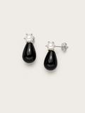 KOLCZYKI PERŁOWE CLEMENTINE | ONYX