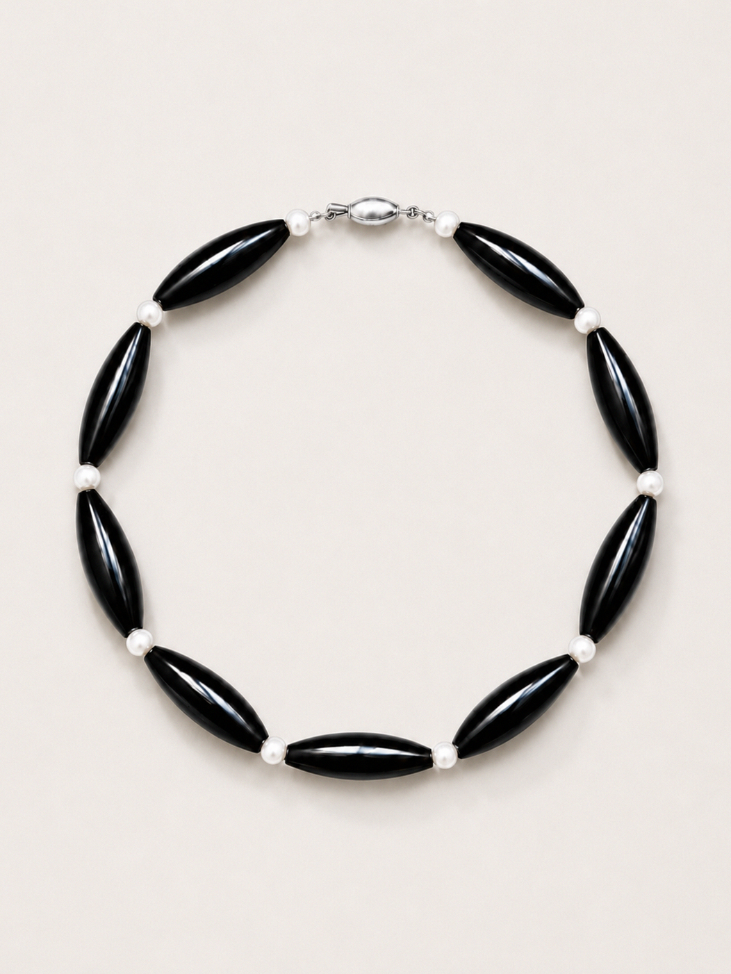NASZYJNIK DELPHINE ONYX | CHOKER