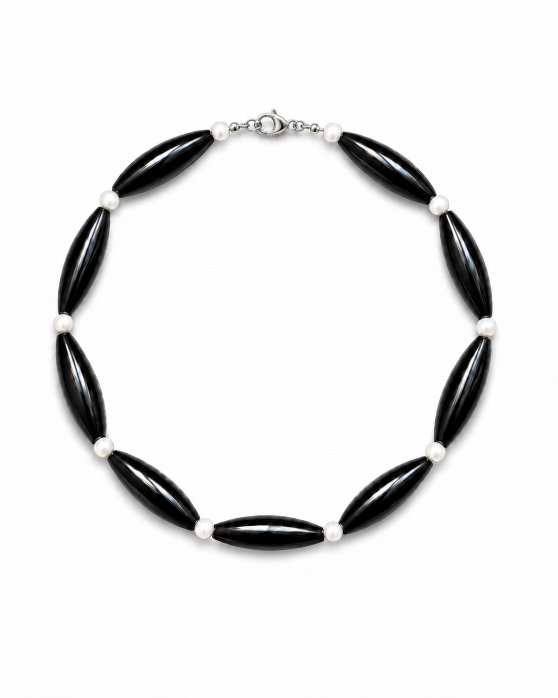 NASZYJNIK DELPHINE ONYX | CHOKER