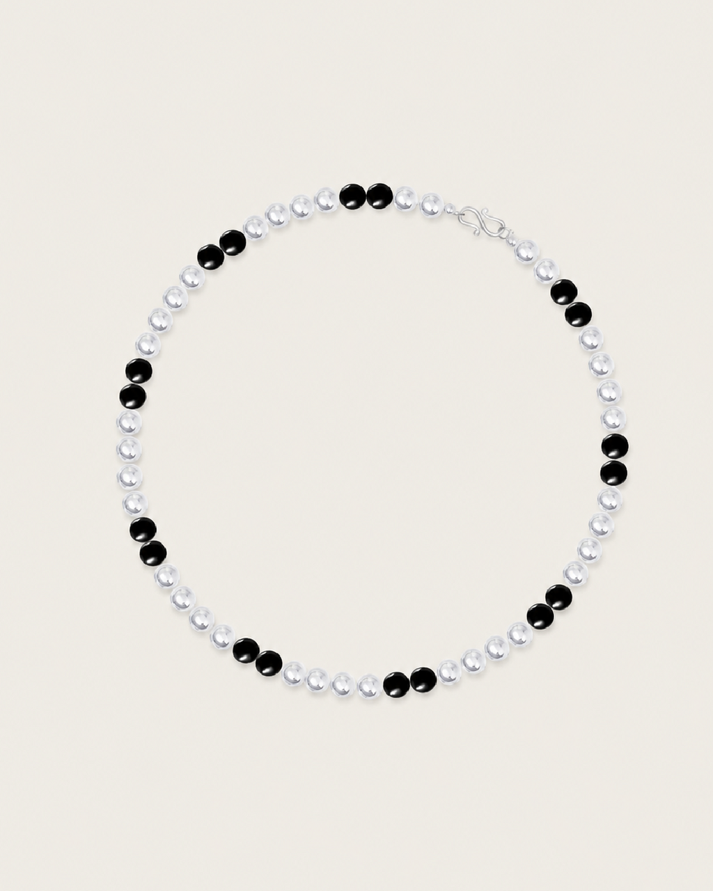 CELIA ONYX BALL NECKLACE