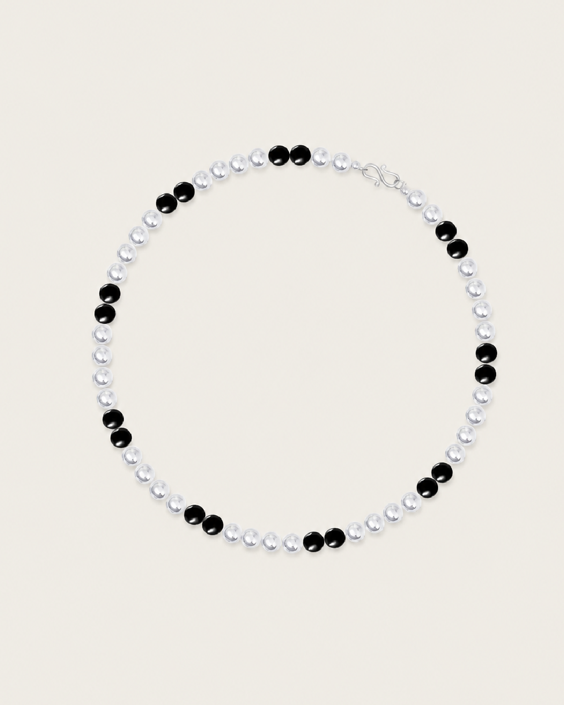 CELIA ONYX BALL NECKLACE