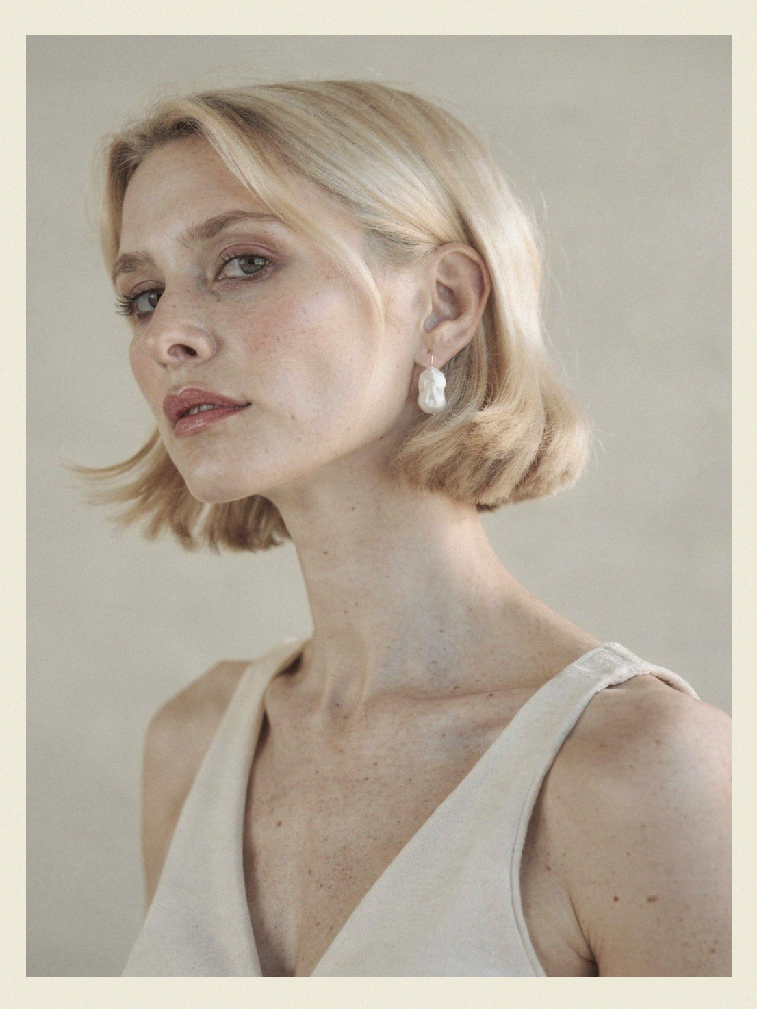 CHARLOTTE BAROQUE PEARL EARRINGS